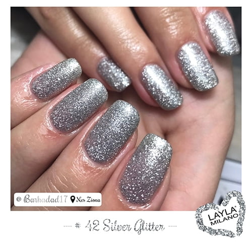 Layla Milano - 42-Silver-Glitter
