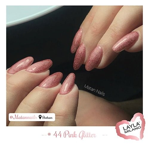 Layla milano - 44-Pink-glitter
