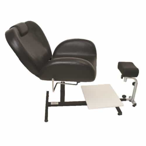 כיסא פדיקור / עיצוב-גבות + רגלית - שחור