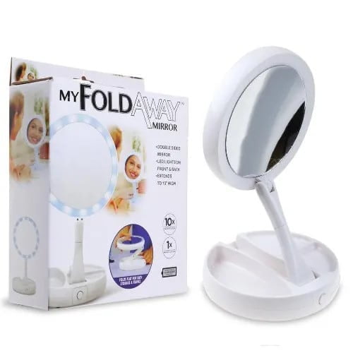 מראה לד LED - דו צדדית - מגדילה פי 10 - ביוטי דיפו טירת כרמל/יהוד