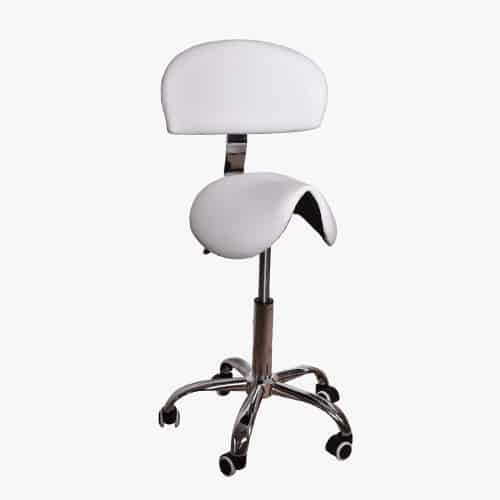 כיסא אוכף איכותי - זמין בצבע לבן - ביוטי דיפו טירת כרמל/יהוד