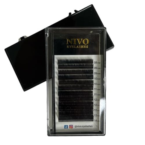 ריסים שזירה קלאסי 8-4MIX 0.10C - NIVO - ביוטי דיפו טירת כרמל/יהוד