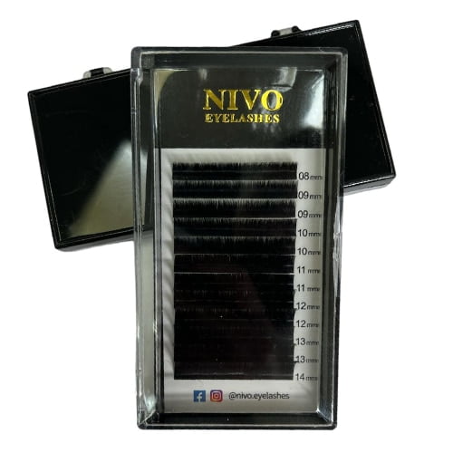 ריסים שזירה EASY FAN 0.07D MIX - NIVO - ביוטי דיפו טירת כרמל/יהוד