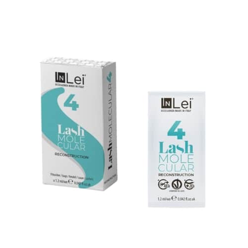 InLei Filler4 1.2ml שלב 4 להרמת ריסים שקית 1.2 מ"ל מבית המותג האיטלקי InLei שחזור מולקולרי עבור ריסים וגבות. הודות למרכיבים הפעילים שעברו הידרוליזה, הוא מציע יתרונות יוצאי דופן: מגביר הידרציה, משפר את הברק, מעצים ומייצב צבע, משפר את גמישות השיער, יוצר מחסום הגנה דק. חלבון חיטה, חומצה הילורונית שפותחה במיוחד עבור מבנה השיער חלבונים צמחים,קינואה בהידרול