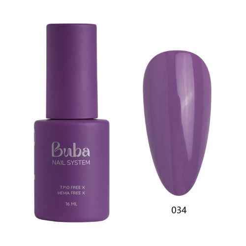 לק ג׳ל בובה Buba HEMA FREE גוון 034