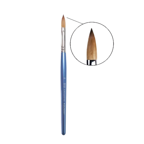 מכחול לבנייה באקריל מספר 8 DSI EXCLUSIVE