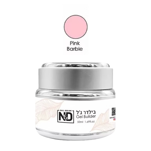 בילדר ג'ל ורוד ברבי - 50 מ"ל - N&D