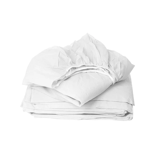 סדין גומי תוצרת חוץ לבן - 10 יח'