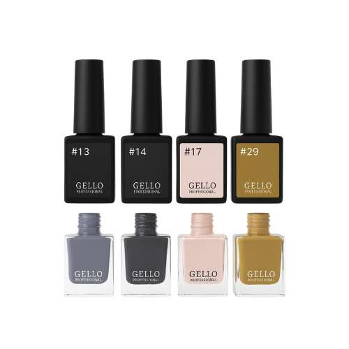 מארז חורף 4 לק ג'ל - לק רגיל תואם (13-29) - ג'לו פרופשיונל